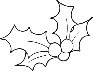 Bir insan tarafından çizilmiş siyah beyaz karikatür Noel 'i