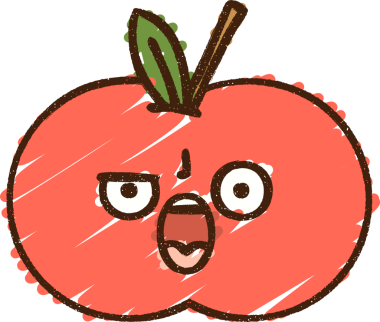 Kızgın Elma Tebeşiri Bir insan tarafından çizilmiş