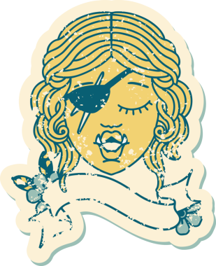 Retro Dövme Biçimli Ork karakteri bir insan tarafından çizilmiş