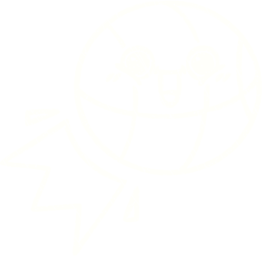 Bir insan tarafından çizilmiş basketbol tebeşiri.