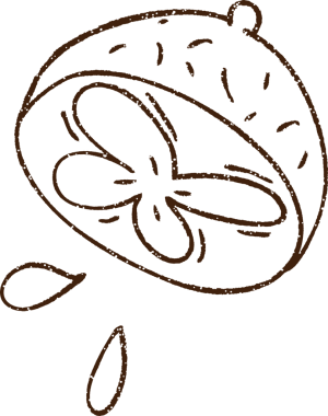 Bir insan tarafından çizilmiş limon kömürü.