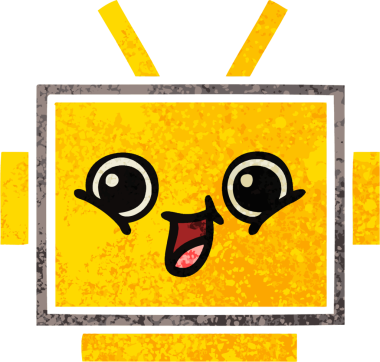 Bir insan tarafından çizilmiş robot kafasının retro çizim tarzı karikatürü