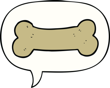 Bir insan tarafından çizilmiş konuşma baloncuğu olan şirin bir karikatür.