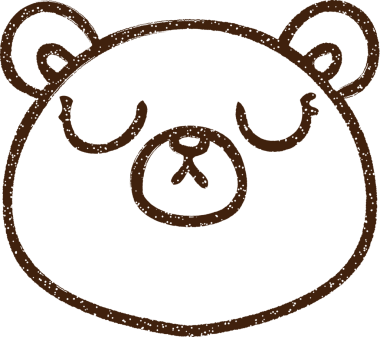 Bir insan tarafından çizilmiş Sevimli Ayı Kömürü