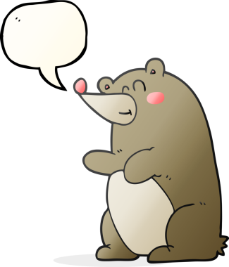 Bir insan tarafından çizilmiş serbest konuşma balonu karikatürü.