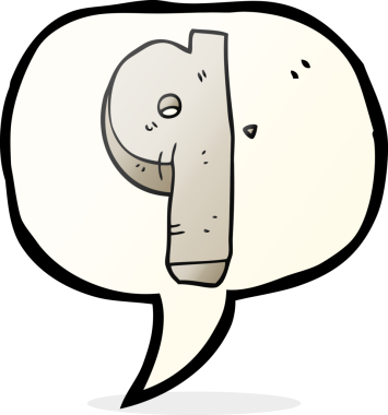 Bir insan tarafından çizilmiş dokuz numaralı serbest konuşma balonu karikatürü.