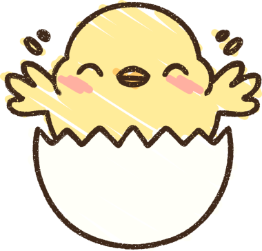 Bir insan tarafından çizilmiş Sevimli Piliç Tebeşiri