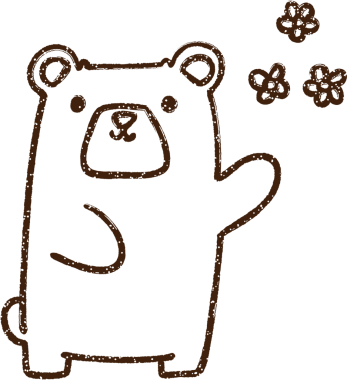 Bir insan tarafından çizilmiş Sevimli Ayı Kömürü