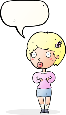 Bir insan tarafından çizilmiş konuşma balonlu bir karikatür.