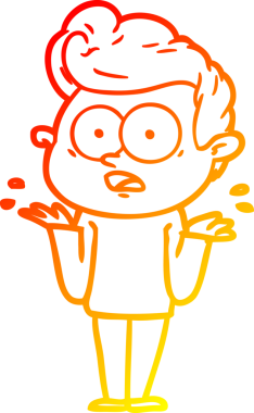 İnsan tarafından çizilmiş bir çizgi film karakteri.