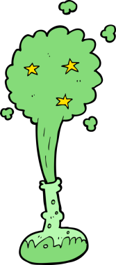 Bir insan tarafından çizilmiş karikatür iksiri