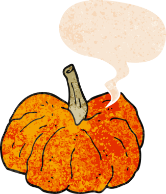 bir insan tarafından çizilmiş grunge sıkıntılı retro tarzı ile konuşma baloncuğu ile çizgi film kabağı