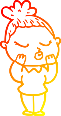 Bir insan tarafından çizilmiş, karikatür çizimi.