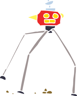 bir insan tarafından çizilmiş karalama uzay roketi