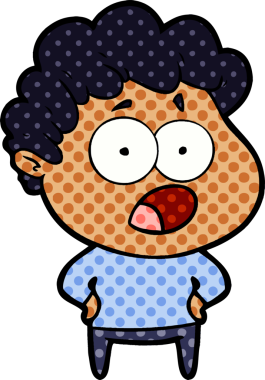 Bir insan tarafından çizilmiş bir karikatür.