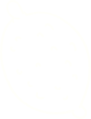 Bir insan tarafından çizilen limon tebeşiri