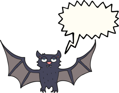 Bir insan tarafından çizilmiş serbest konuşma balonu karikatürü cadılar bayramı sopası