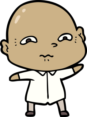 bir insan tarafından çizilmiş sinirli bir adam.