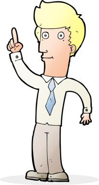 Bir insan tarafından çizilmiş, karikatür dostu bir adam.