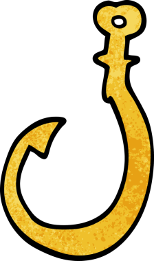 Bir insan tarafından çizilmiş karalama kancası.