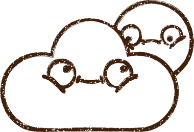 Bir insan tarafından çizilmiş bulut kömürü çizimi