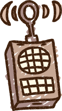 Bir insan tarafından çizilen Telsiz Tebeşiri