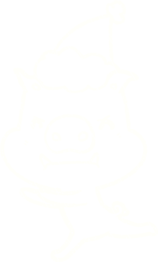 Bir insan tarafından çizilmiş Noel Domuz Tebeşiri