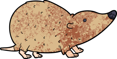 Bir insan tarafından çizilmiş bir cadaloz.