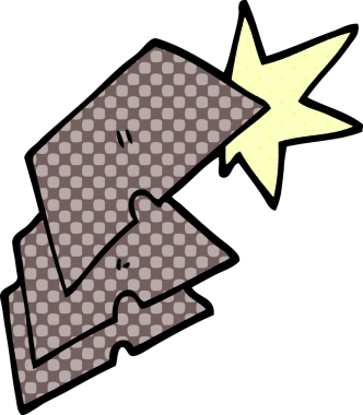 Bir insan tarafından çizilmiş iş bıçağı çizimleri.