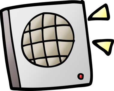 bir insan tarafından çizilen çizgi film konuşmacısı