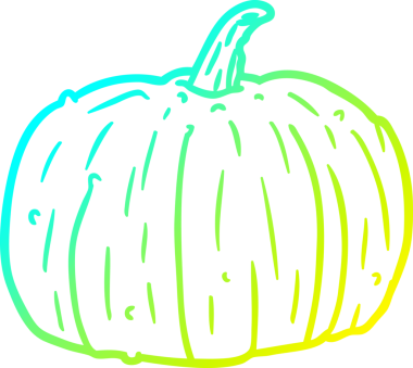 Bir insan tarafından çizilmiş soğuk bir Cadılar Bayramı kabağı çizimi