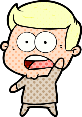 Bir insan tarafından çizilmiş bir karikatür.