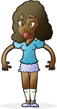 Bir insan tarafından çizilmiş güzel bir kadın.