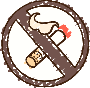 Bir insan tarafından çizilen Sigara İçilen Tebeşir Yok