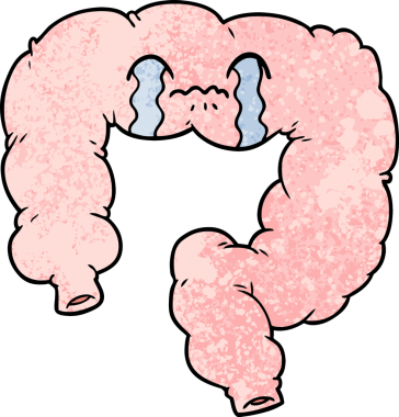 bir insan tarafından çizilmiş karikatür kolonu