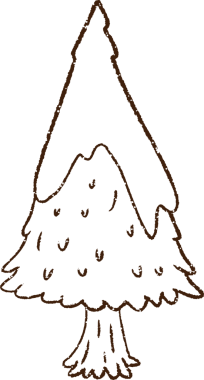 Bir insan tarafından çizilen Kış Ağacı Kömürü