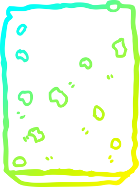 Bir insan tarafından çizilmiş bir çizgi film bisküvisi.