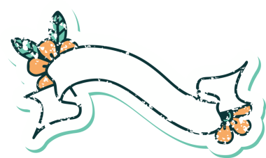 Bir pankartın ve bir insanın çizdiği çiçeklerin sembolik dövmeli resmi