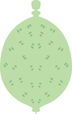 Bir insan tarafından çizilmiş garip bir çizgi film limonu.