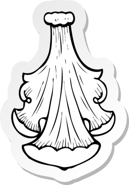 Geleneksel bir el çıkartması. Bir insan tarafından çizilmiş çiçek girdabı.