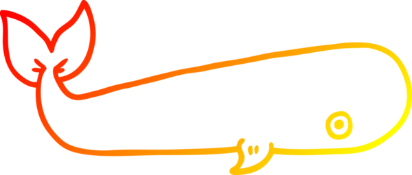 Bir insan tarafından çizilmiş karikatür deniz balinası çizimi.