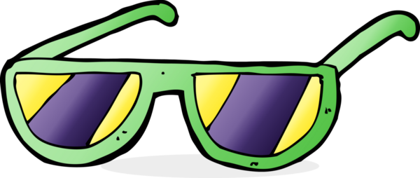 Bir insan tarafından çizilmiş X ışını gözlüğü.