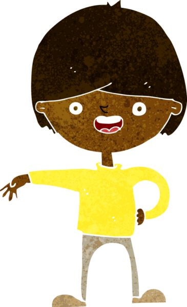 Bir insan tarafından çizilmiş mutlu bir adam.