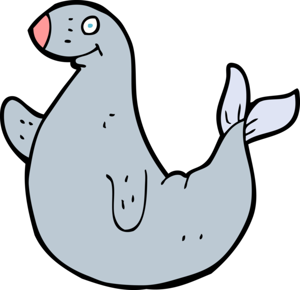 Bir insan tarafından çizilmiş karikatür mührü