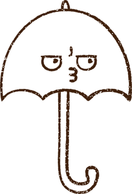 Bir insan tarafından çizilen Şemsiye Kömürü