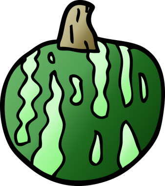 bir insan tarafından çizilmiş karpuz karpuzu.