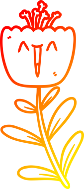 Bir insan tarafından çizilmiş mutlu bir karikatür çizimi.