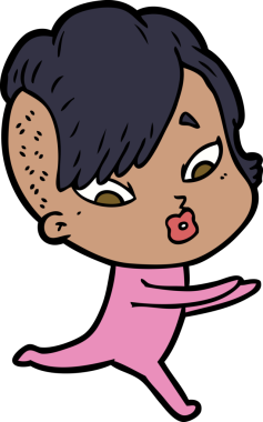 Bir insan tarafından çizilmiş bir karikatür.