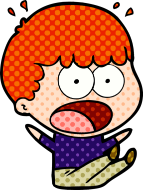 Bir insan tarafından çizilmiş bir karikatür.