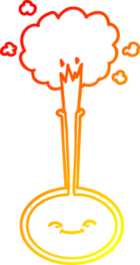 Bir insan tarafından çizilen kimyasal bir reaksiyonun sıcak çizgi çizimi